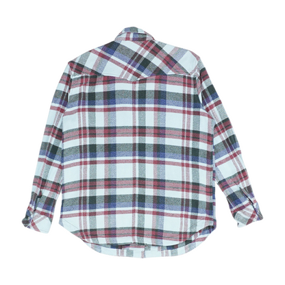 Blue Plaid Flannel Button Down