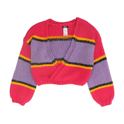 Multi Color Block Pullover Sweater