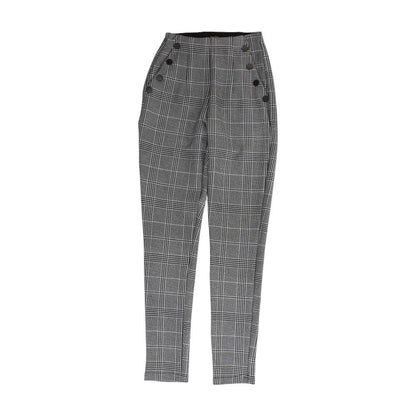 Black Plaid Leggings