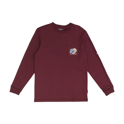 Burgundy Graphic T-Shirt