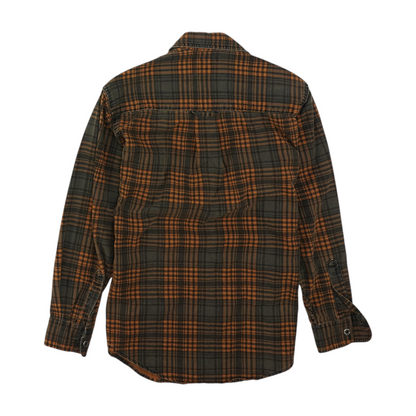 Harley Davidson Gray Plaid Long Sleeve Button Down – Image 2