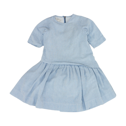 Blue Striped Dress