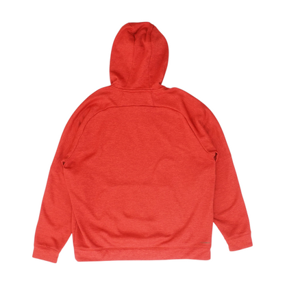 Red Solid Hoodie Pullover