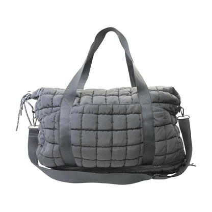 Gray Duffel Bag