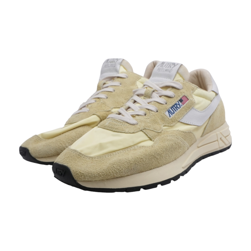 Yellow Low-Top Athletic Shoes