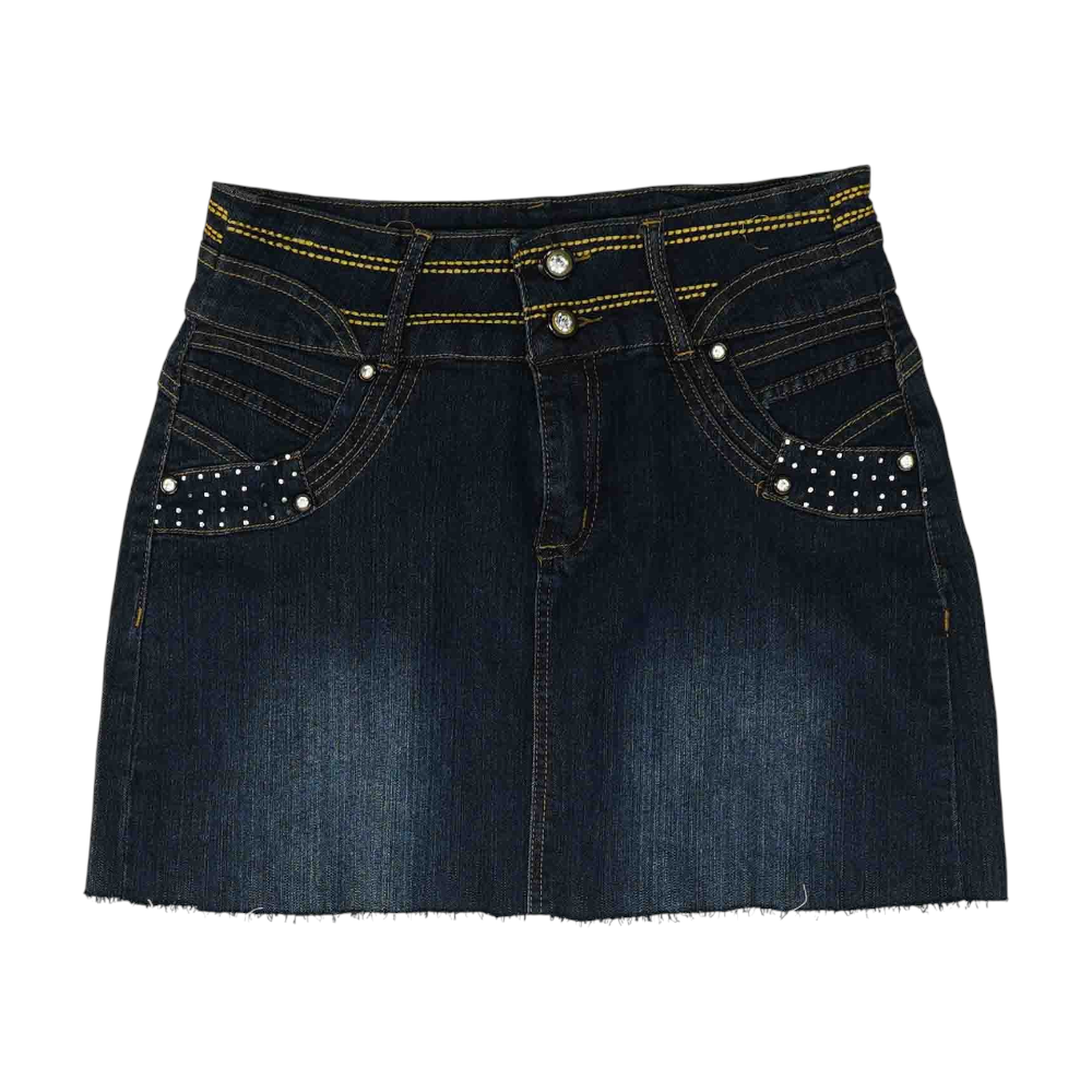 Navy Mini Skirt