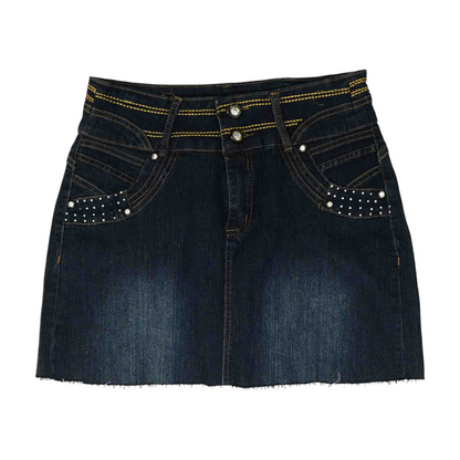 Navy Mini Skirt