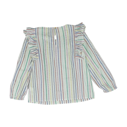 White Striped Blouse