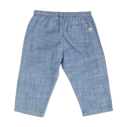 Blue Solid Jeans