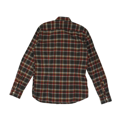 Multi Plaid Long Sleeve Button Down