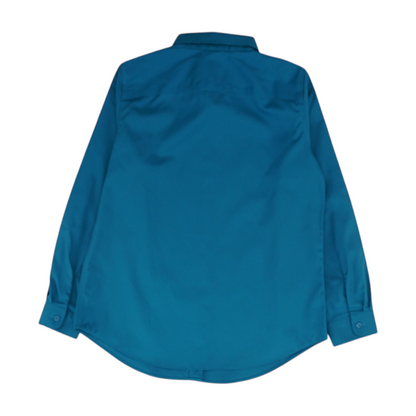 Teal Petite Button Down