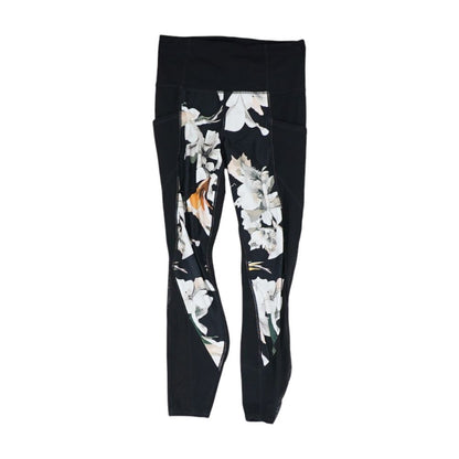 Black Floral Leggings