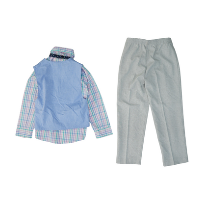Gray Long Sleeve Set