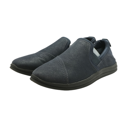 Navy Slip-On Athletic Shoes