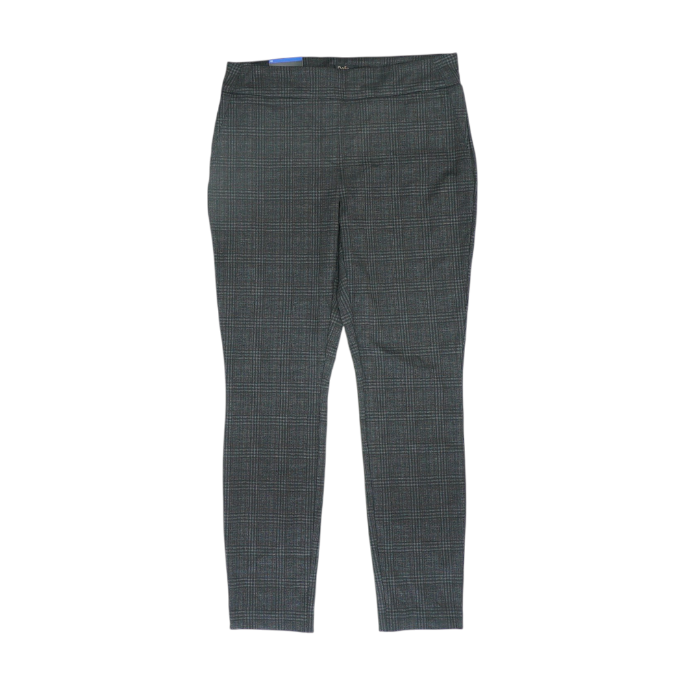 Black Plaid Slim Pants