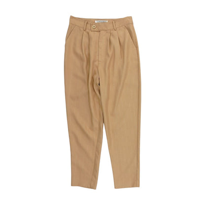 Nude Striped Dress Pants