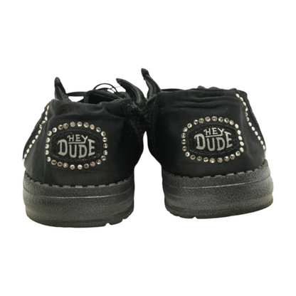 Hey Dude Black Slip-On Flats – Image 3