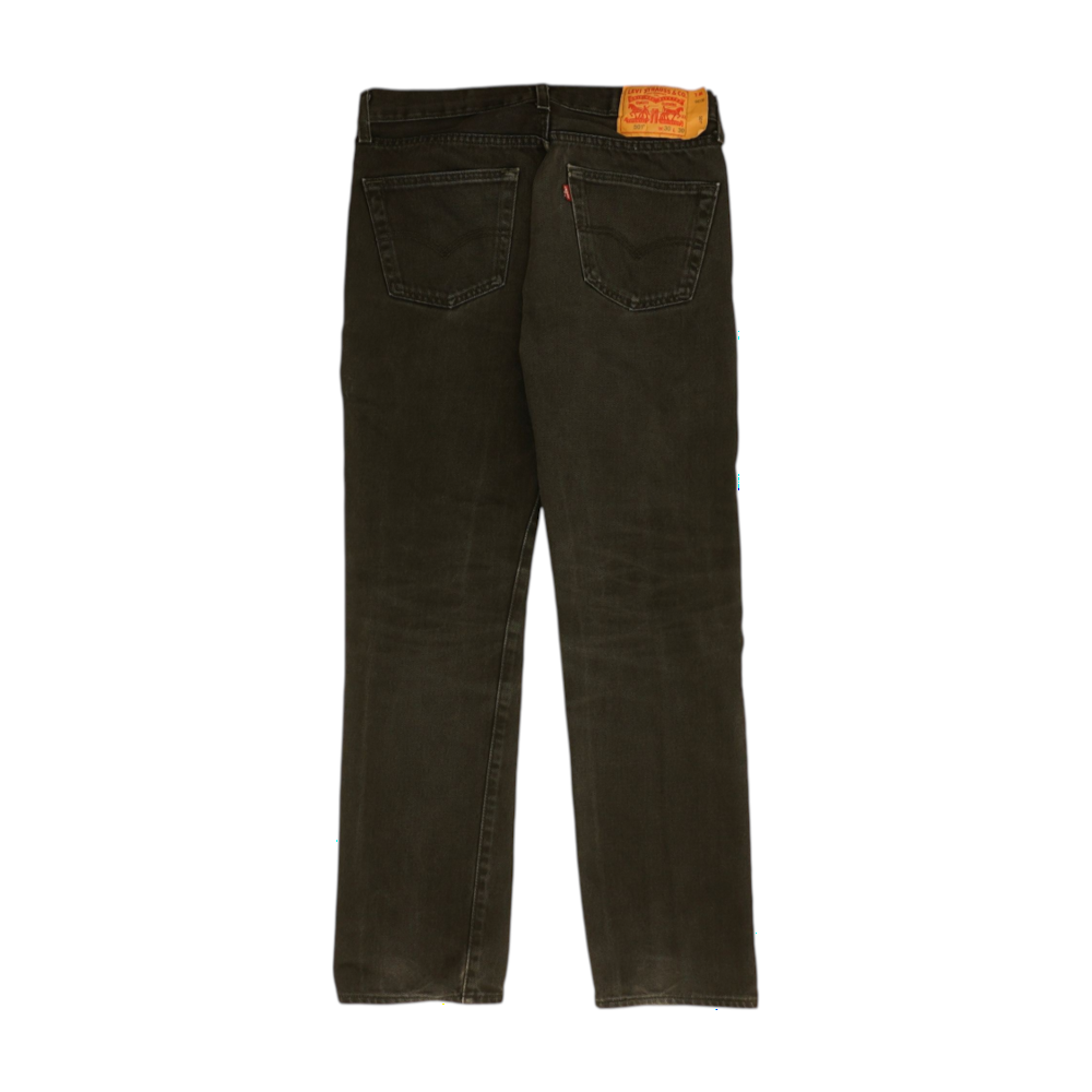 501 Black Straight Jeans