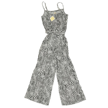 Black Animal Print Jumpsuit
