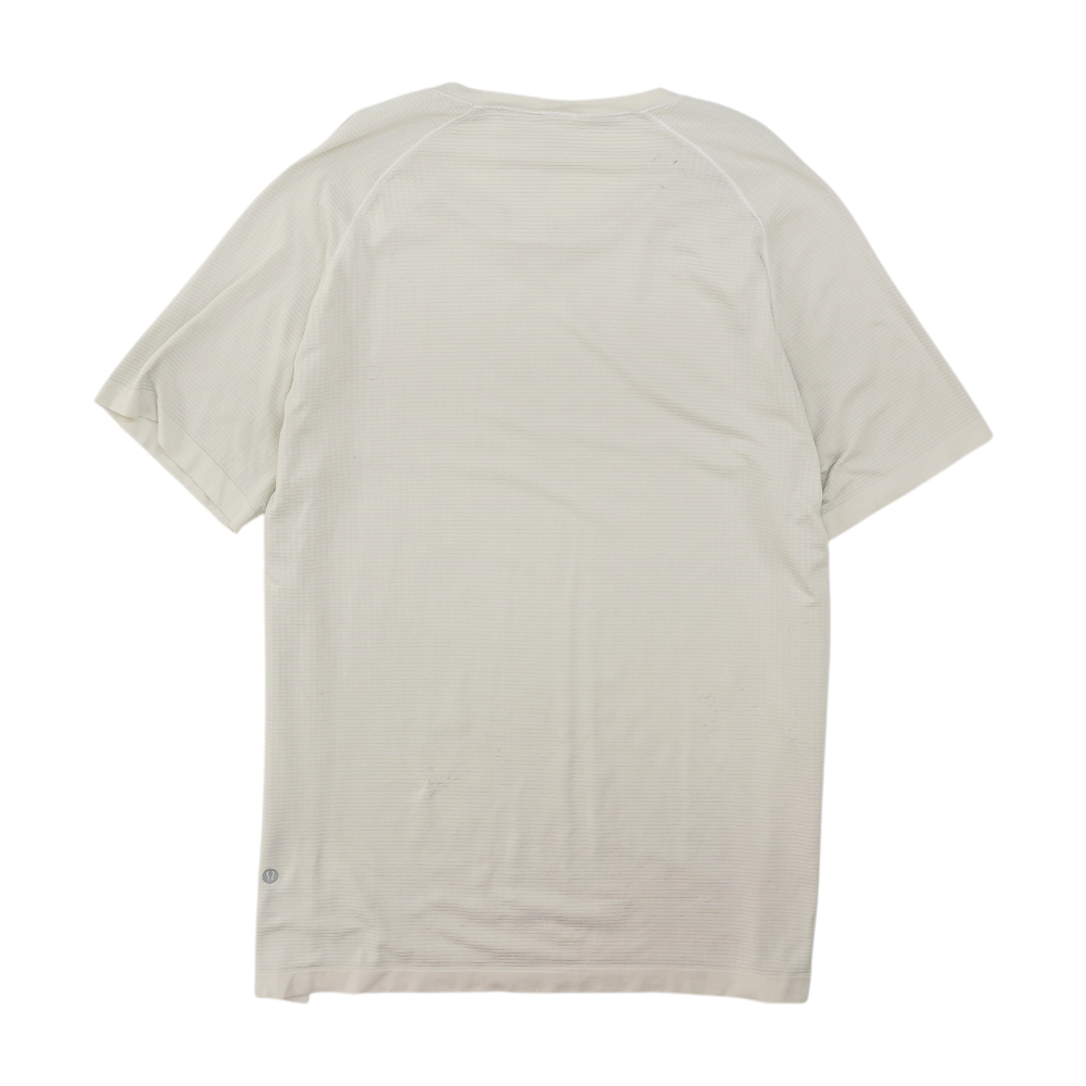 White Solid Active T-Shirt