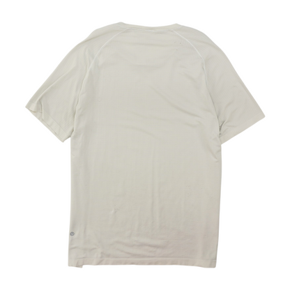 White Solid Active T-Shirt