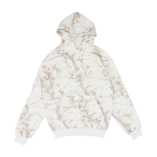 White Camo Hoodie Pullover