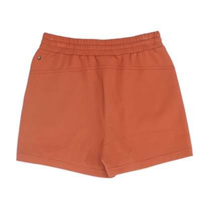 Orange Solid Active Shorts