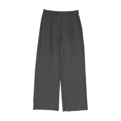 Gray Straight Pants