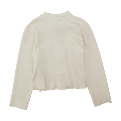 White Cardigan Sweater