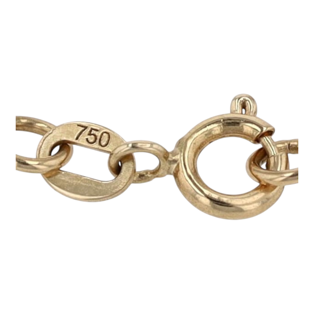 18K Yellow Gold Chain Bracelet