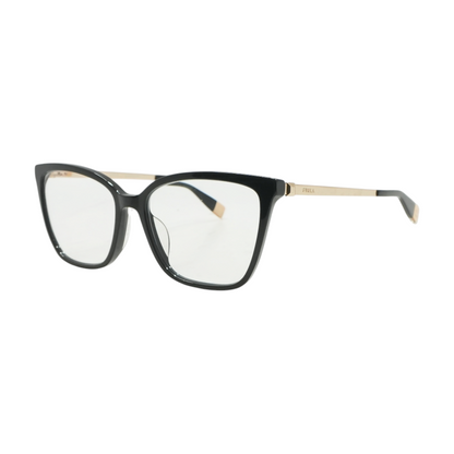 Black VFU723 Square Prescription Eyewear