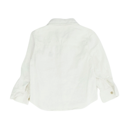 White Long Sleeve Button Down
