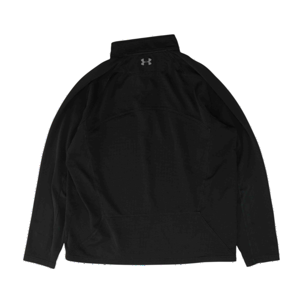Black Solid 1/4 Zip Pullover