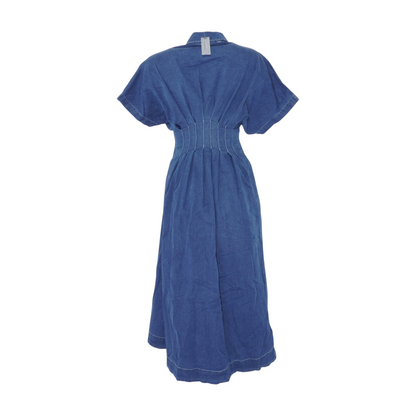 Blue Petite Midi Dress