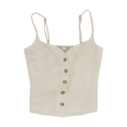 Beige Cropped Blouse