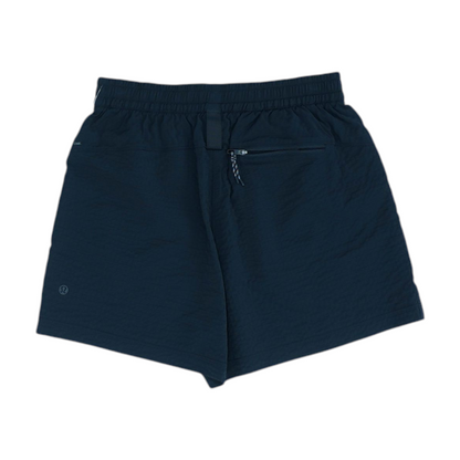 Black Solid Active Shorts