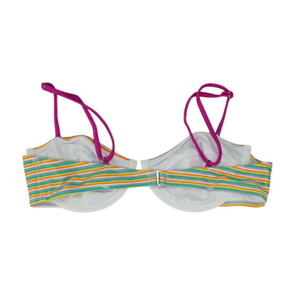 Multi Striped Swim Top