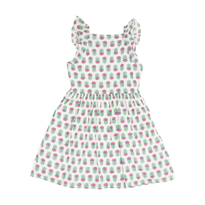 White Floral Dress