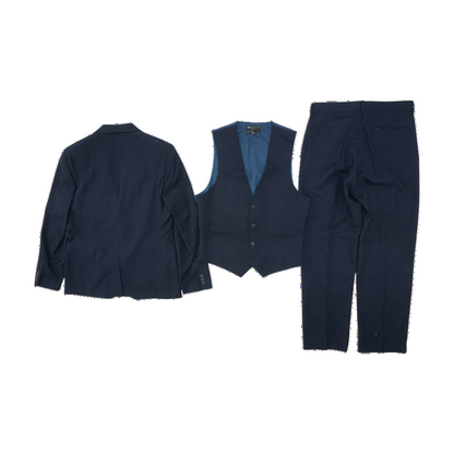 Navy Solid Suit