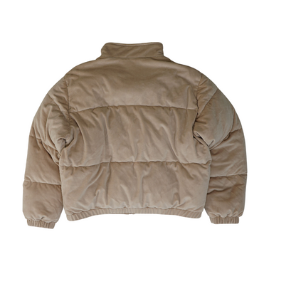 Beige Solid Jacket