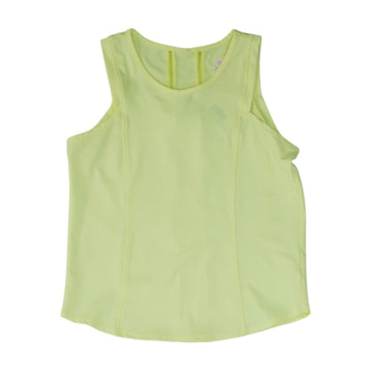 Neon Green Solid Tank T Shirt
