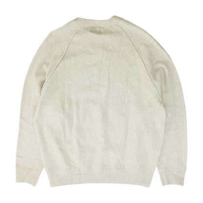 Beige Solid Pullover Sweater