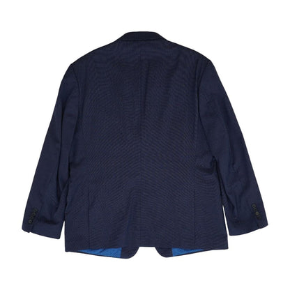 Blue Solid Sport Coat
