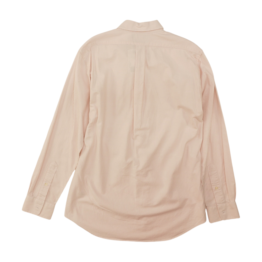 Pink Striped Long Sleeve Button Down