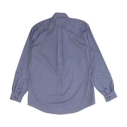 Blue Check Long Sleeve Button Down