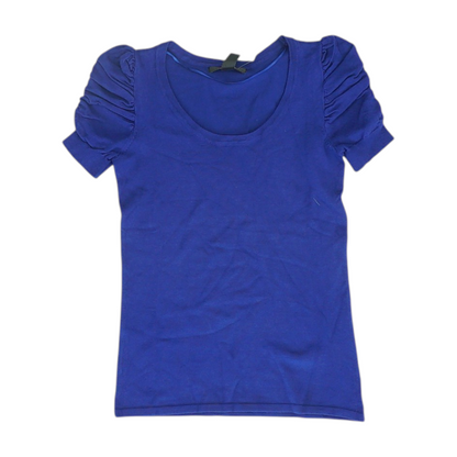 Blue Petite Pullover Sweater