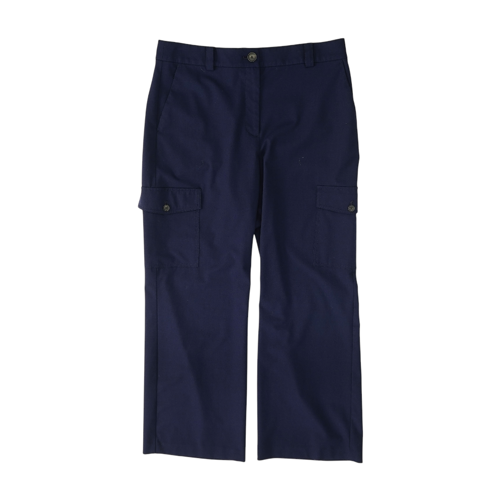 Navy Wide Leg Pants