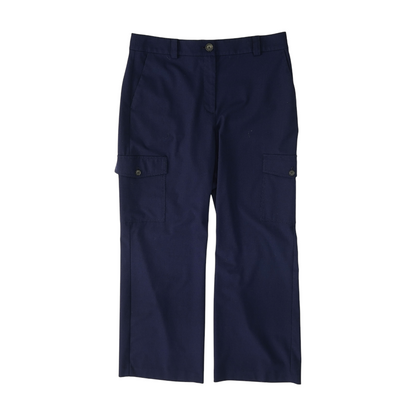 Navy Wide Leg Pants