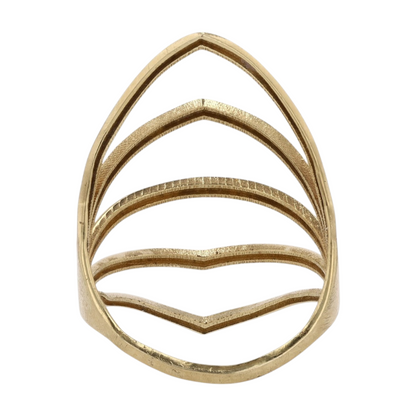 14K Yellow Gold Fashion Ring