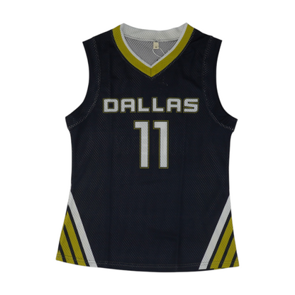 Men's Navy Dallas Sleeveless Jersey